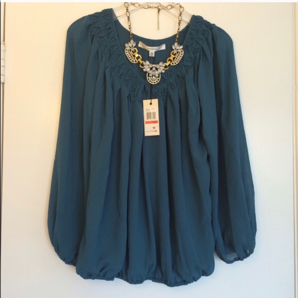 New with tag Teal Studio M Top Sz XS